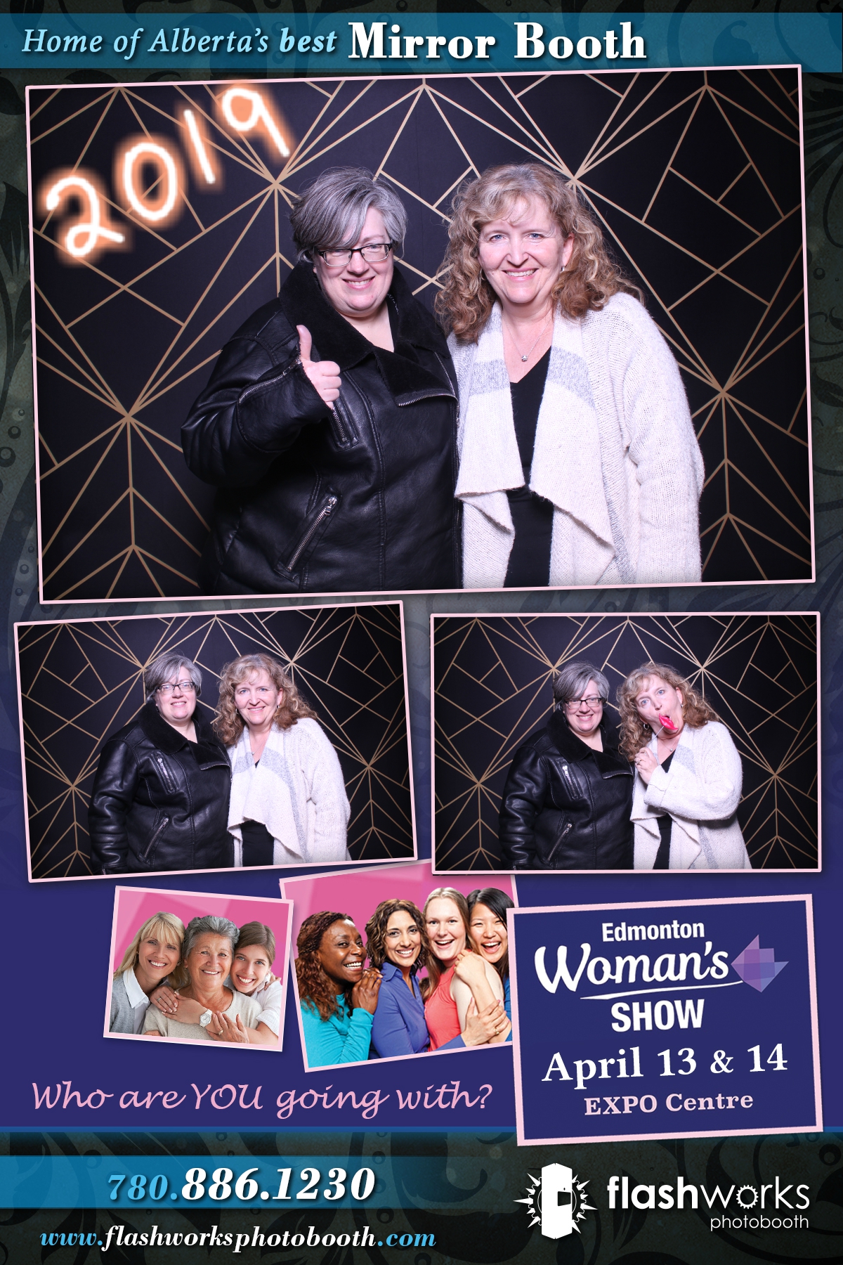 Spring Edmonton Woman's Show 2019 | View more photos from the event at gallery.flashworksphotobooth.com/u/FlashworksPhotoboothInc/Spring-Edmonton-Womans-Show-2019